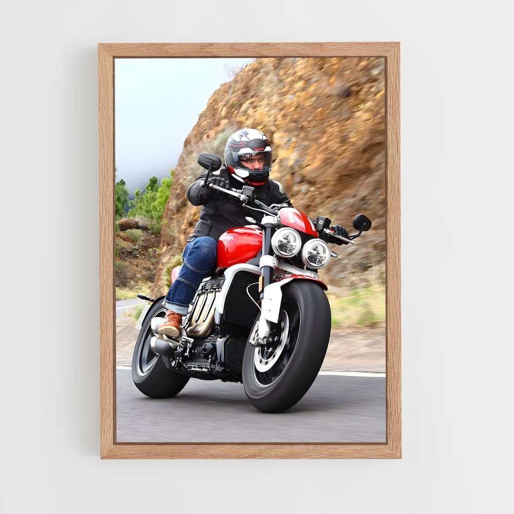 Poster Route en Flammes – affiche Triumph (vue 4)